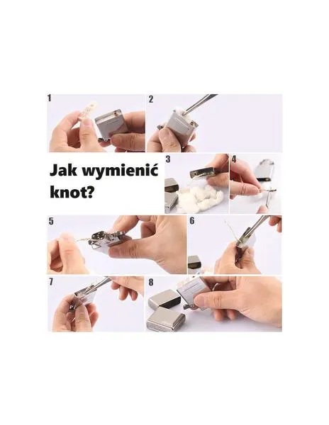 Dbanie o knot zapalniczki