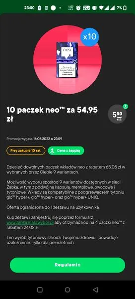 Promocje na glo