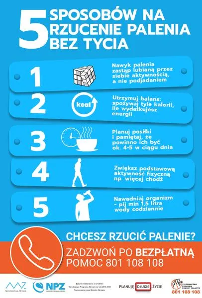 Wsparcie w rzuceniu palenia