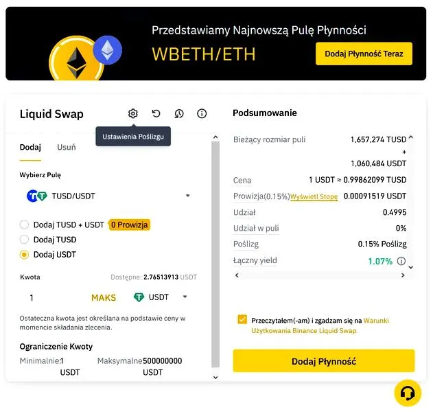 Zacząć z Binance