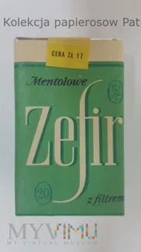 Zakup mentolowych papierosów