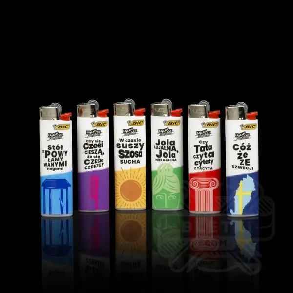 Zakupy zapalniczek Bic